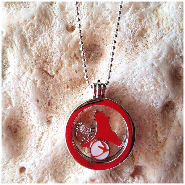 Christmas Island Locket - Sterling Silver