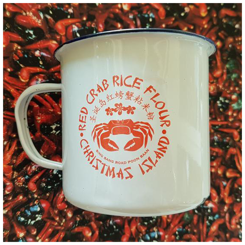 Enamel Mug -Red Crab Rice Flour