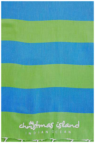 Turkish Towel- Green & Blue