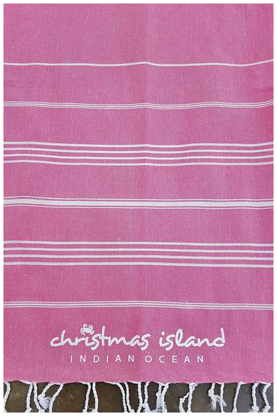 Turkish Towel - Pink & White