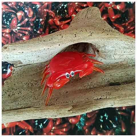Red Crab - Glass